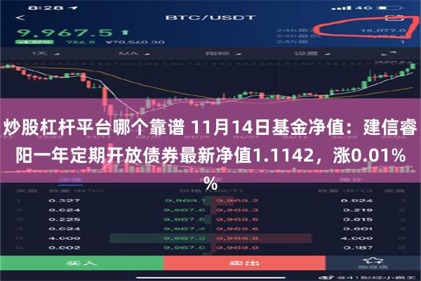 炒股杠杆平台哪个靠谱 11月14日基金净值：建信睿阳一年定期开放债券最新净值1.1142，涨0.01%