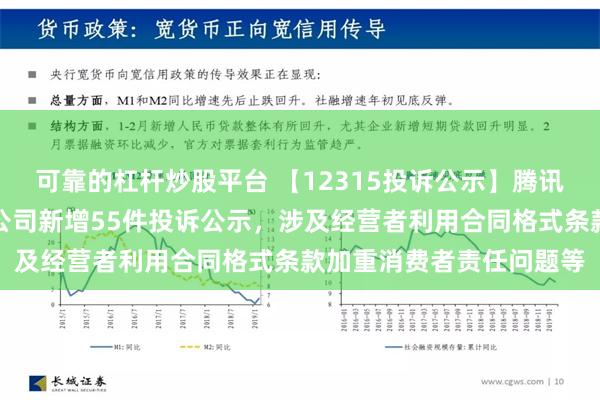 可靠的杠杆炒股平台 【12315投诉公示】腾讯音乐娱乐（深圳）有限公司新增55件投诉公示，涉及经营者利用合同格式条款加重消费者责任问题等