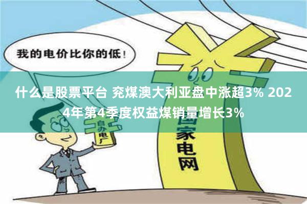 什么是股票平台 兖煤澳大利亚盘中涨超3% 2024年第4季度权益煤销量增长3%